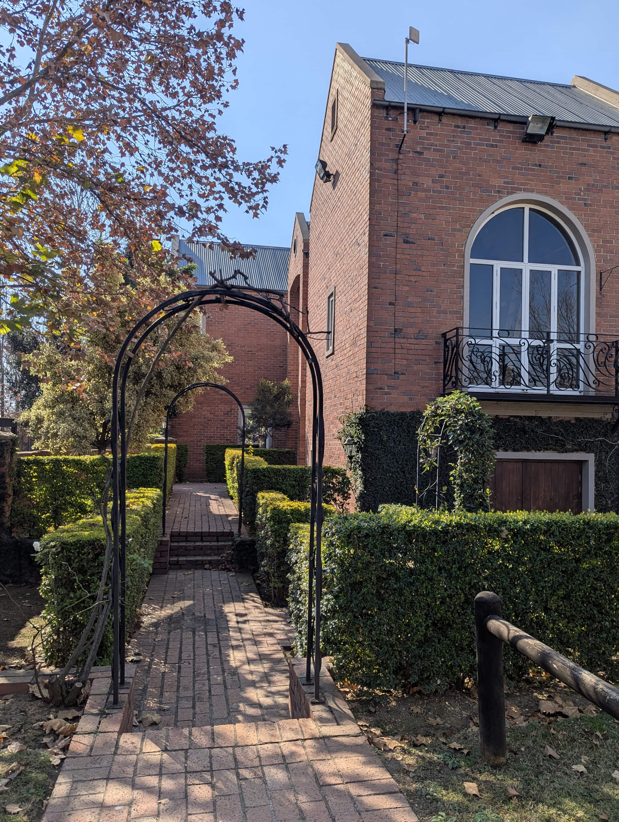 The Maple exterior and gardens